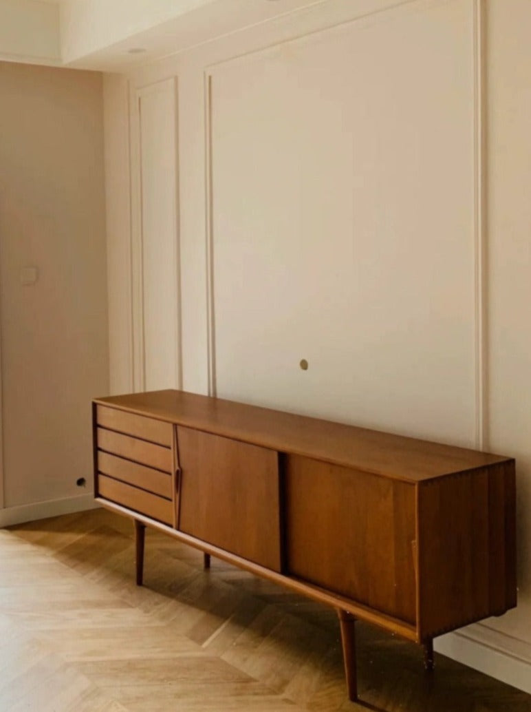 Crezenda / Sideboard / TV Cabinet Mid Century Modern Styled Cherry Wood